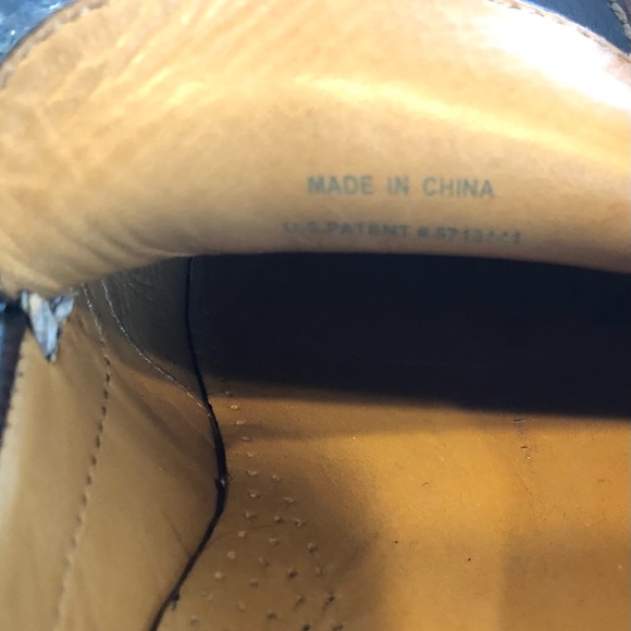 Men’s COLE HAAN Nike Air Brown Leather Slip-On Loafers - Picture 13 of 13